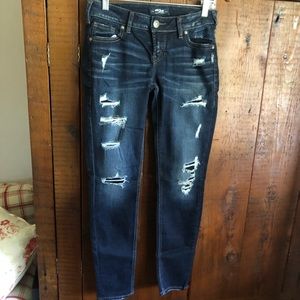 Silver Jeans Aiko skinny fit destroyedW27/L31